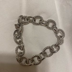 Silver Chain DY bracelet